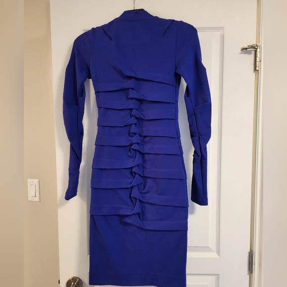 Nicole Miller purple sweater dress. Size 0P - Picture 2 of 4